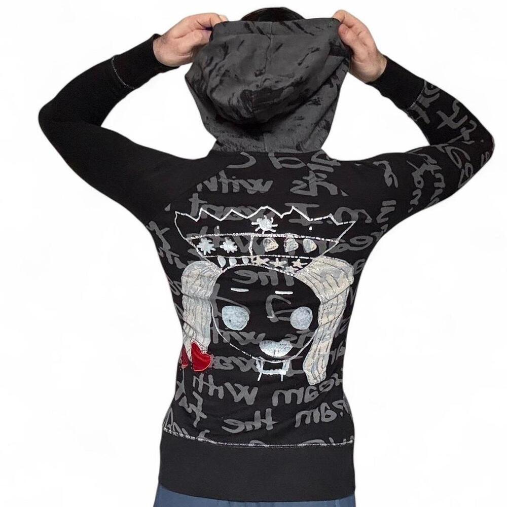 DESIGUAL DREAM GRAPHIC HOODIE WITH CROWN